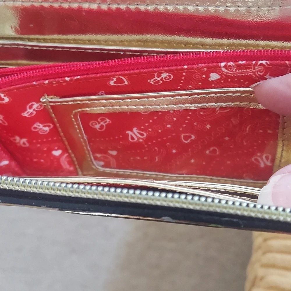 Betsy Johnson Floral Black, pink, and green Wallet - Picture 4 of 6